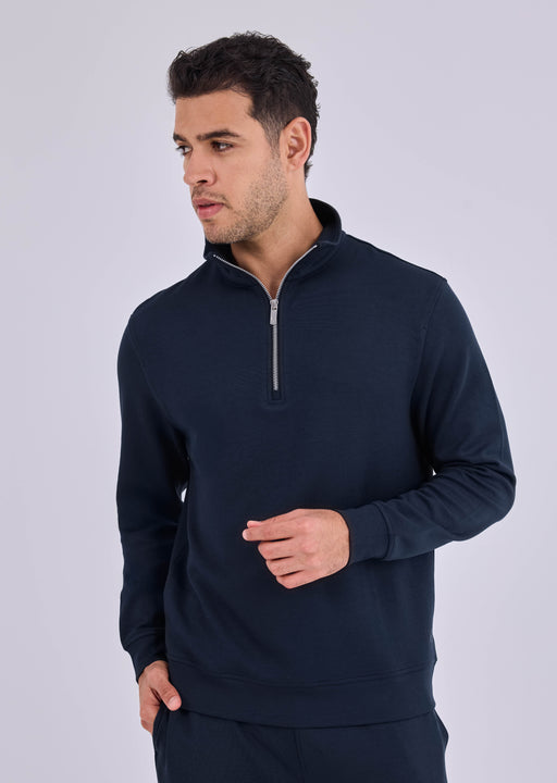 Men's Half-Zip Sweat Dark Navy
