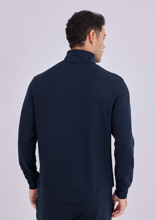 LC Jacket Men's All-Around Lounge Half-Zip Sweat Dark Navy