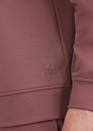 LC Jacket Men's Half-Zip Sweat Tawny Rust