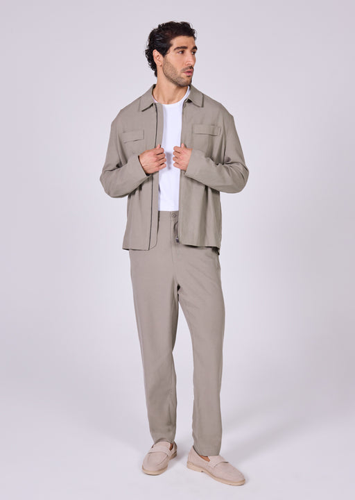 Men's Jacket & Pant Set Vintage Khaki
