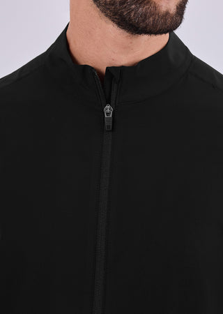 LC Jackets Men's Zip Through Jacket Black