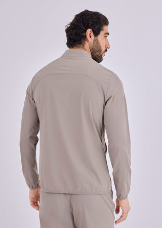 LC Jackets Men's Zip Through Jacket Vintage Khaki