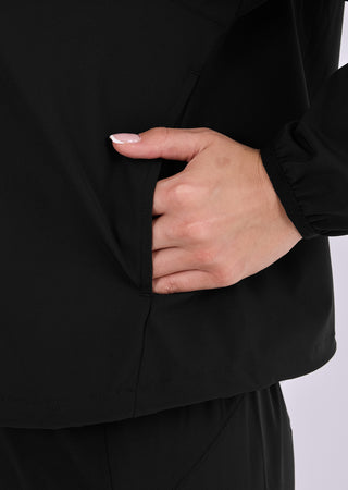 LC Jackets Women's Zip Through Jacket Black