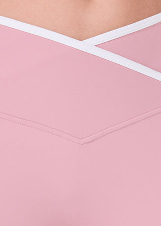 LC Leggings Women's Contrast Leggings 7/8 Dusty Pink
