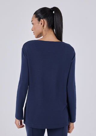 LC Long Sleeve Top Women's Long Sleeve Top Dark Navy