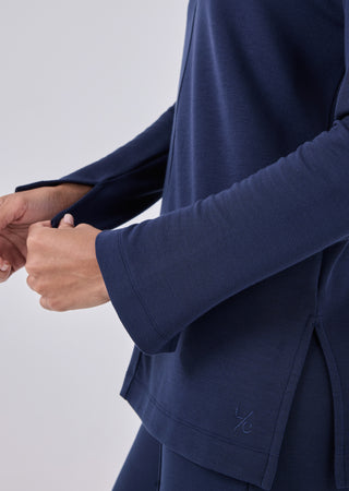 LC Long Sleeve Top Women's Long Sleeve Top Dark Navy