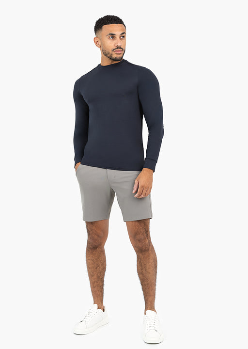 Men's Shorts Classic Fit - 8"R Pebble Grey