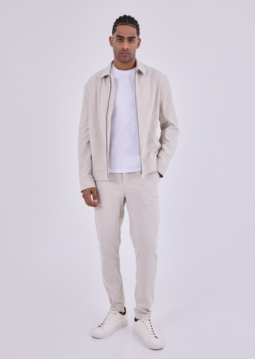 Men's Jacket & Tapered Pants 30'S Set Stone
