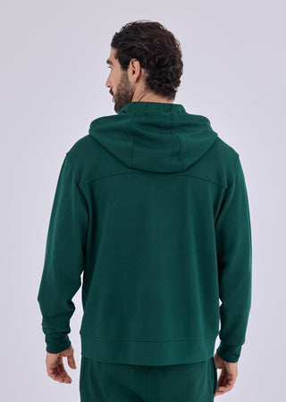 LC Men's Zip Up Hoodie & Straight Leg Pants Deep Teal