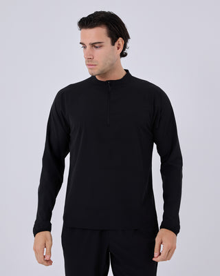 LC Mens Agility Half Zip Top Black Onyx