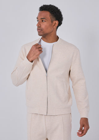 LC Mens All Around Lounge Bomber Oatmeal Heather