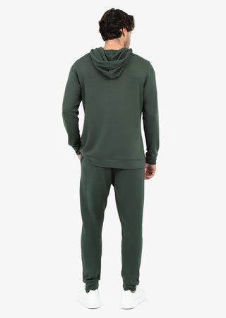 LC Mens All Around Lounge Hoodie Deep Green