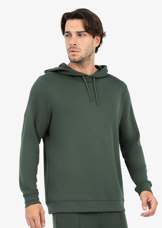 LC Mens All Around Lounge Hoodie Deep Green