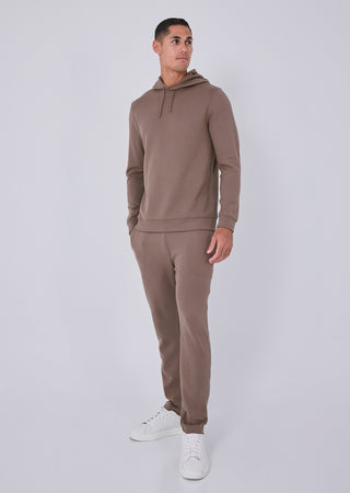 LC Mens All Around Lounge Hoodie Walnut