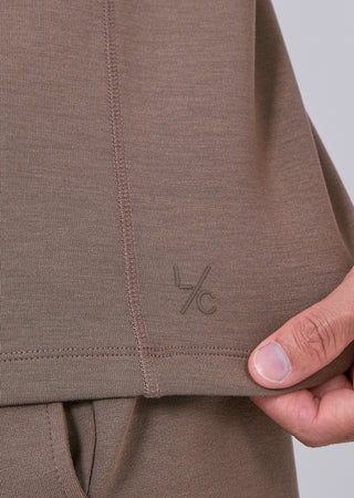 LC Mens All Around Lounge Tee Walnut