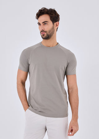 LC Mens Essential Tee Pebble Grey