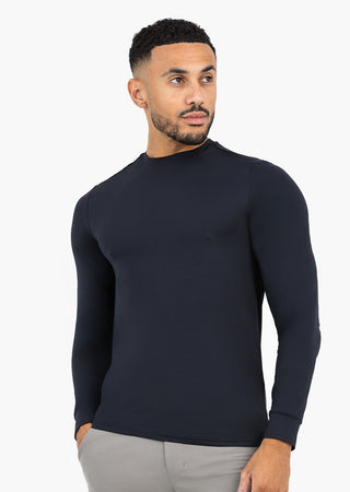 LC Mens Hybrid Active Long Sleeve Top Black