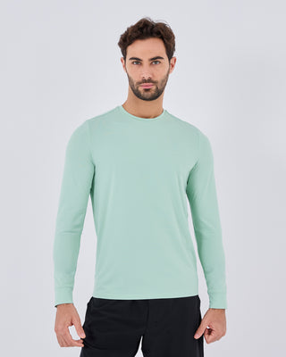 LC Mens Hybrid Active Long Sleeve Top Fresh Mint