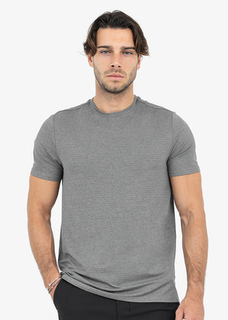 LC Mens Hybrid Active Tee Style Grey marl