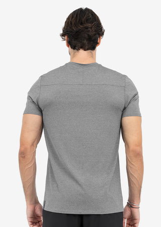 LC Mens Hybrid Active Tee Style Grey marl