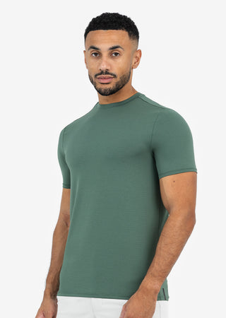 LC Mens Hybrid Active Tee Style Khaki Green