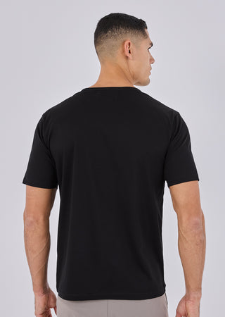 LC Mens Mercerised Tee Black