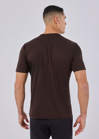 LC Mens Mercerised Tee Coffee