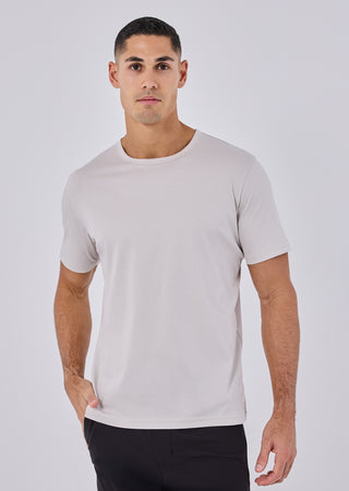 LC Mens Mercerised Tee Stone