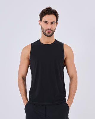 LC Mens Run Tank Black