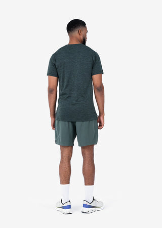 LC Mens Seamless Tee Khaki Green Melange