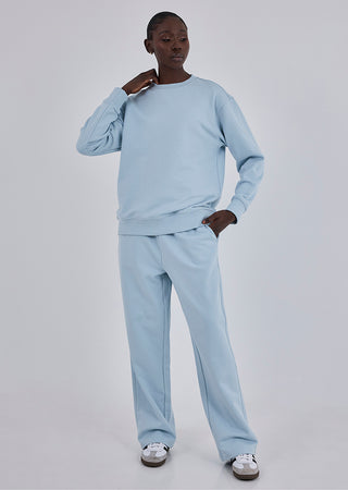 LC Oversize Sweater Oversized Sweater Unisex Blue Mist