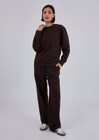 LC Oversize Sweater Oversized Sweater Unisex Dark Cocoa