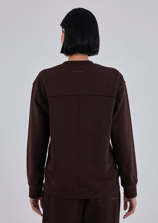 LC Oversize Sweater Oversized Sweater Unisex Dark Cocoa