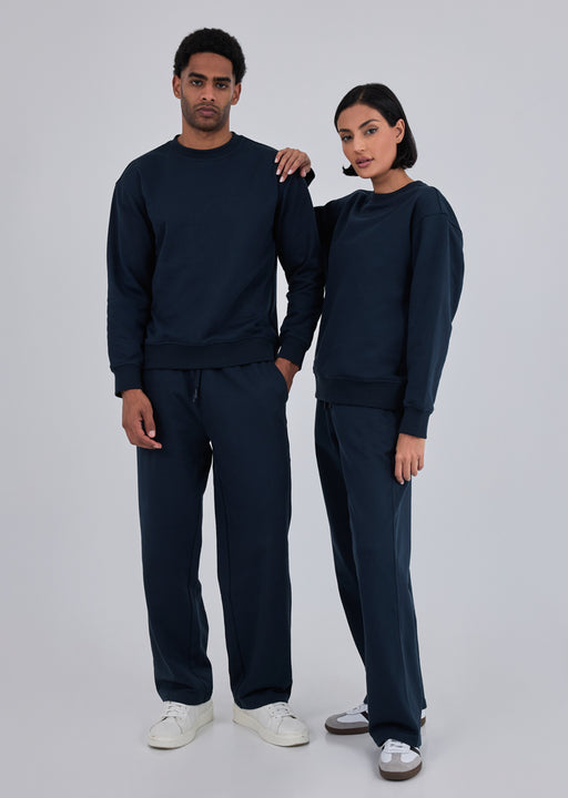 Unisex Oversized Sweater Navy Pewter
