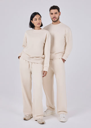 LC Oversize Sweater Unisex Oversized Sweater Ecru