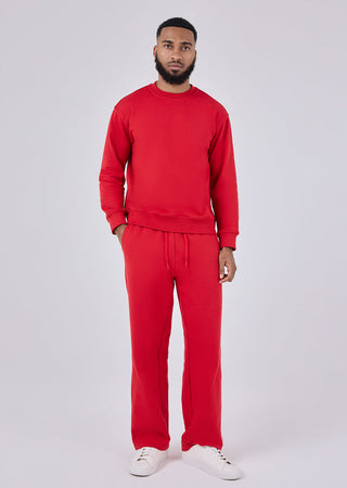 LC Oversize Sweater Unisex Oversized Sweater Vivid Red