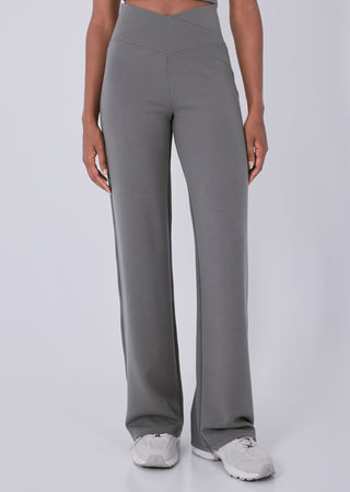LC Pant Effortless Straight Leg Pebble Grey