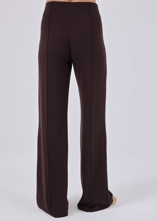 LC Pant Effortless Wide Leg Pant Dark Cocoa