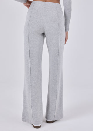 LC Pant Effortless Wide Leg Pant Grey Marl