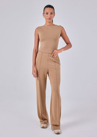 LC Pant Women's Straight Leg Pants Camel