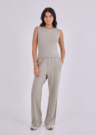 LC Pants Women's Straight Pants Short Length Vintage Khaki