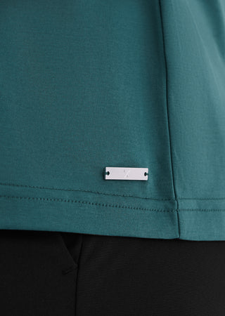 Men's Open Polo Deep Teal - LC