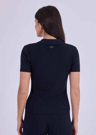 LC Polo Women's Polo Dark Navy