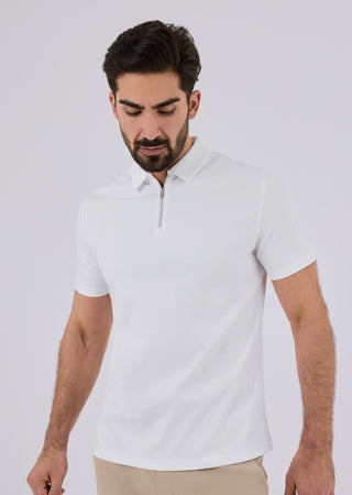 LC Polos Men's Half Zip Polo (2-Pack)