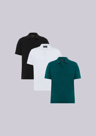 LC Polos Men's Open Polo (3-Pack)