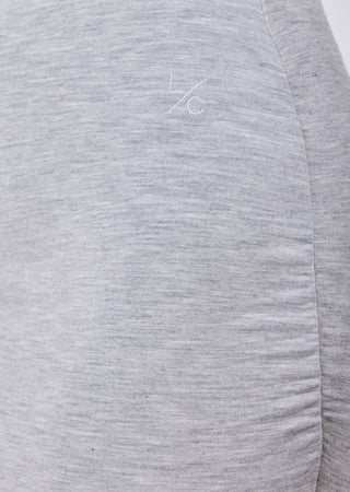 LC Ruched Maxi Skirt Effortless Ruched Maxi Skirt Grey Marl