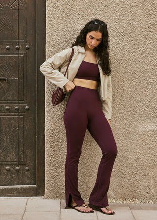LC Sculpt flare Pant Women's Sculpt Flare Pant Purple Fig