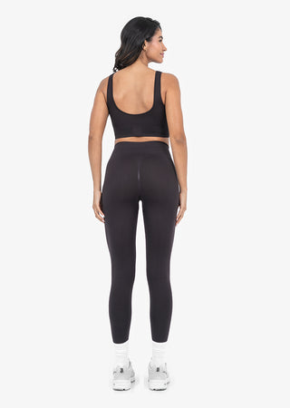 LC Seamless Rib Leggings Dark Cocoa