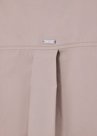 LC Shirt Womens Poplin Cotton Shirt Vintage Khaki