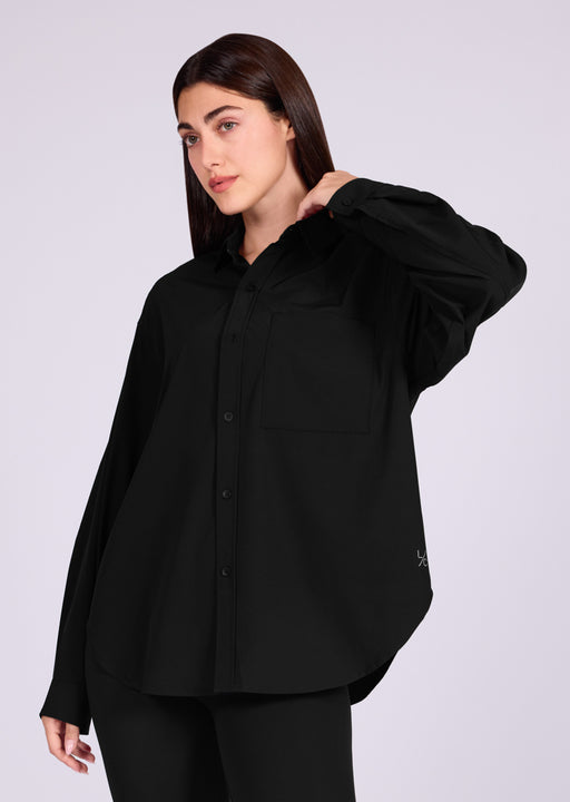 Women's Button Up Shirt Black